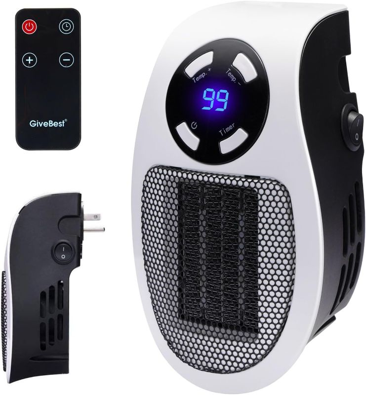 Photo 1 of **New Open**Wall Space Heater 350W&450W Remote Portable Electric Heater with Programmable Adjustable Thermostat, Overheat Protection, Precise LED Display, CSA Certification Safe Heater for Office Dorm Room