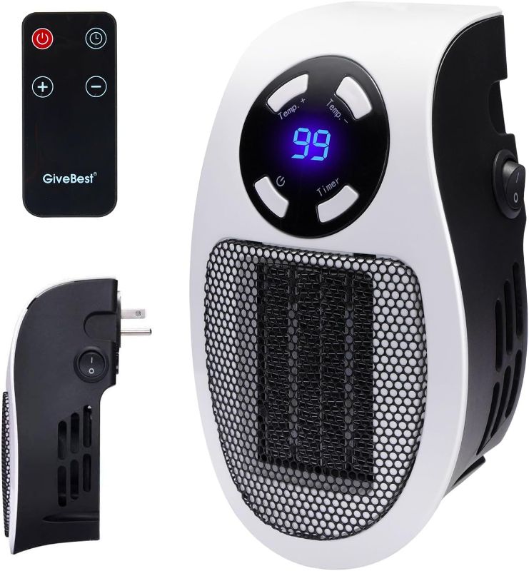 Photo 1 of **New open**Wall Space Heater 350W&450W Remote Portable Electric Heater with Programmable Adjustable Thermostat, Overheat Protection, Precise LED Display, CSA Certification Safe Heater for Office Dorm Room