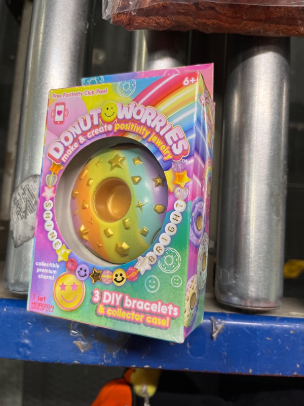 Photo 1 of Donut Worries Shine Bright Make & Create Positivity Jewelry, Meaningful Jewelry For Teen Girls, Make Your Own Jewelry Kit, DIY Miniature Accessories, Great for Self Care Gifts & Inspiring Positivity