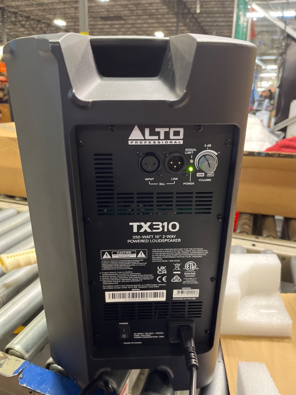 Photo 4 of Alto - TX310 350-Watt 10-Inch 2-Way Powered Loudspeaker ***NEW BUT OPEN*** 