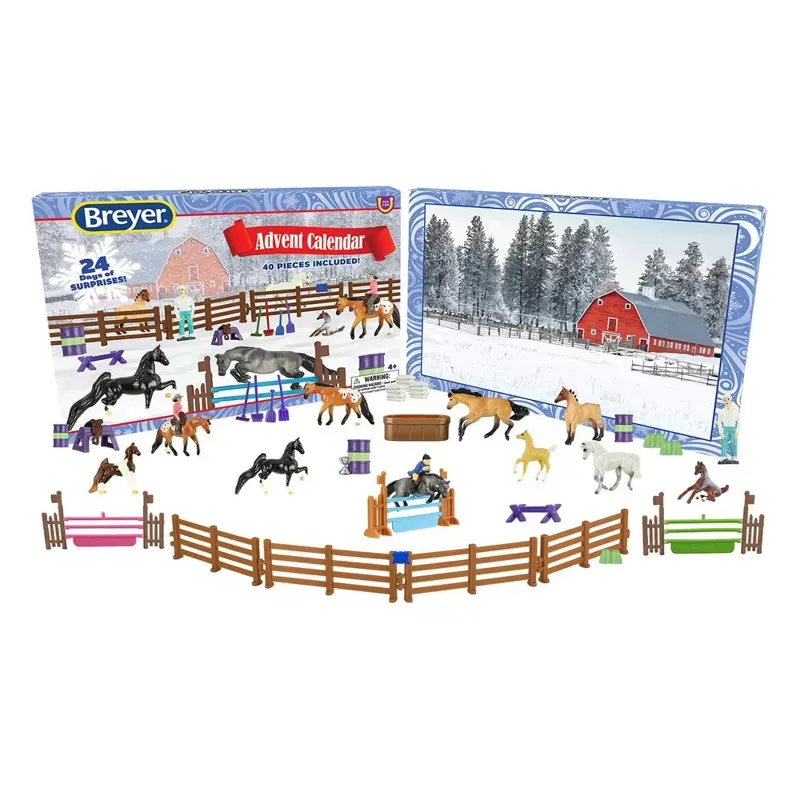 Photo 1 of Breyer 2023 Holiday Advent Calendar | Horse Play Set