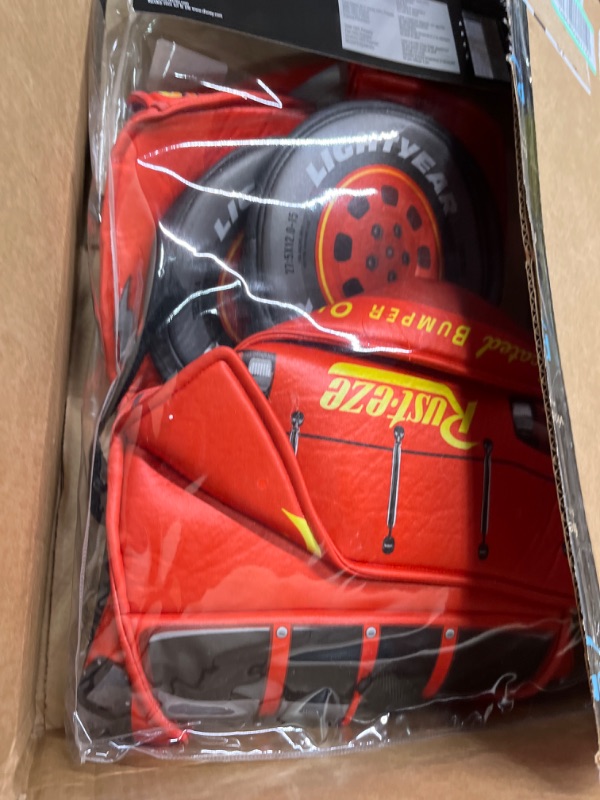 Photo 1 of Disguise Lightning McQueen 3D Toddler Costume One Size (Up To Size 6) Multicolor