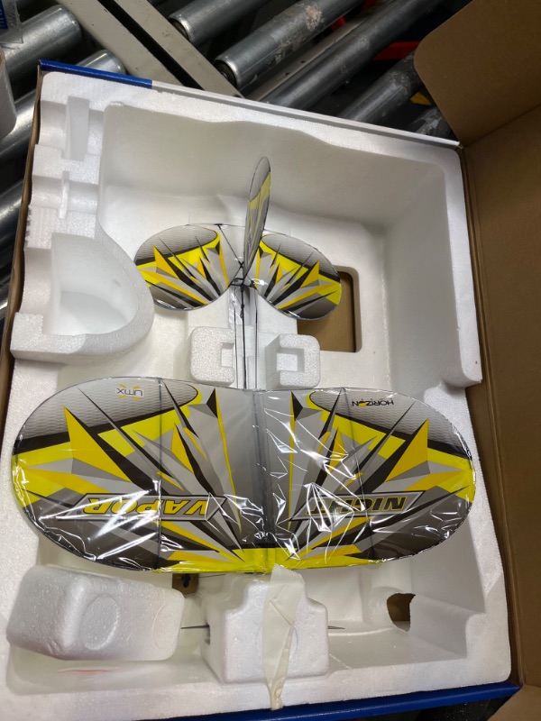 Photo 1 of E-flite RC Airplane UMX Night Vapor BNF Basic Transmitter Battery and Charger not Included with AS3X and Safe Select 376mm EFLU1350 Bind-N-Fly