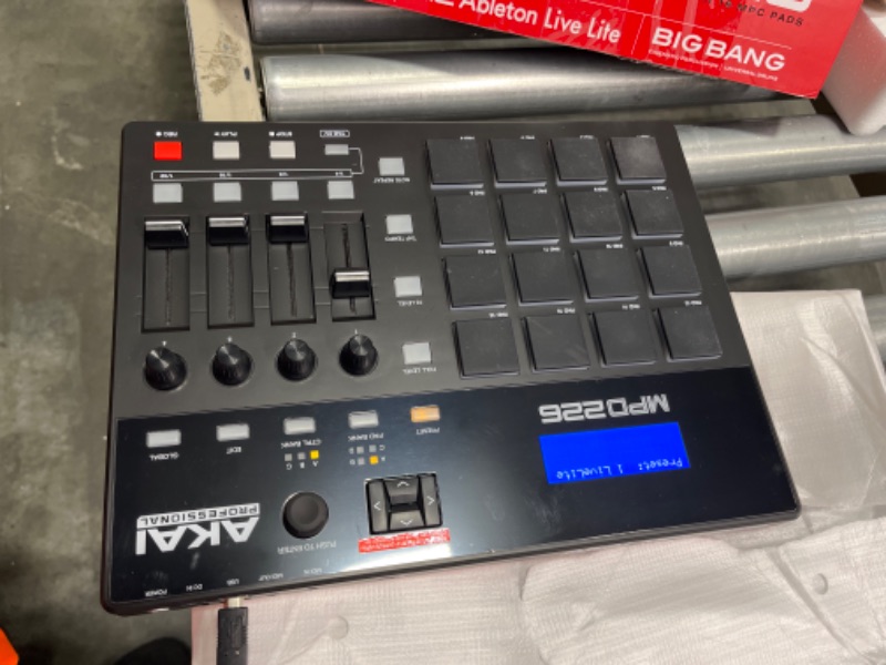 Photo 7 of AKAI Professional MPD226 - USB MIDI Controller with 16 RGB MPC Drum Pads, Fully-Assignable Production-Ready Controls, and Production Software Package MPD226 Pad Controller Only