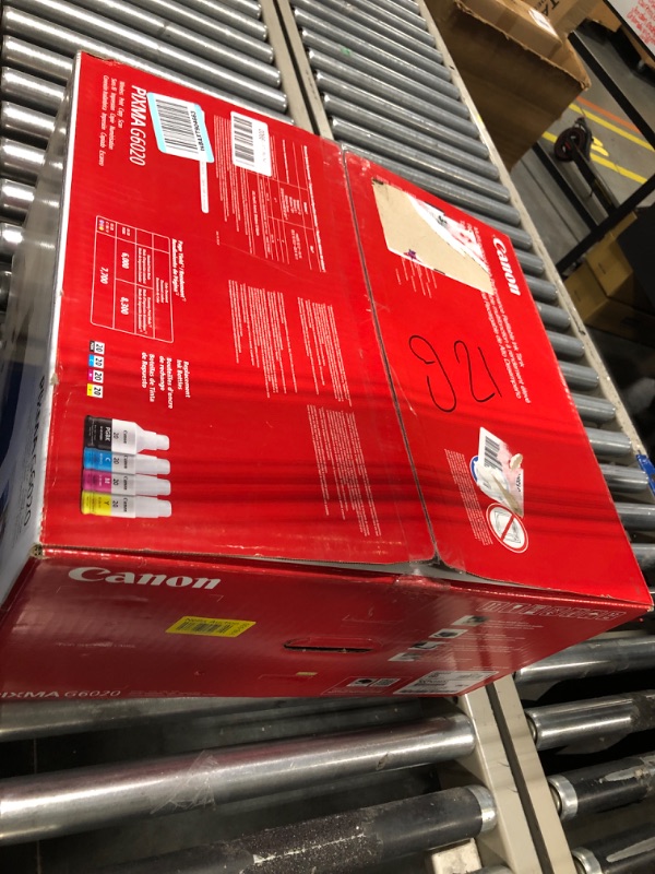 Photo 1 of Canon PIXMA G6020 All-in-One Supertank Wireless (Megatank) Printer, Copier and Scan with Mobile Printing, Black, Works with Alexa G6020- Wireless High Volume Business Printer (3-in-1)