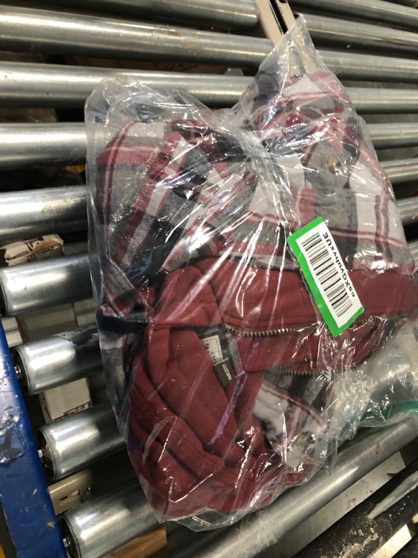 Photo 1 of Legendary Whitetails Men's Maplewood Hooded Shirt Jacket Windstorm Plaid X-Large