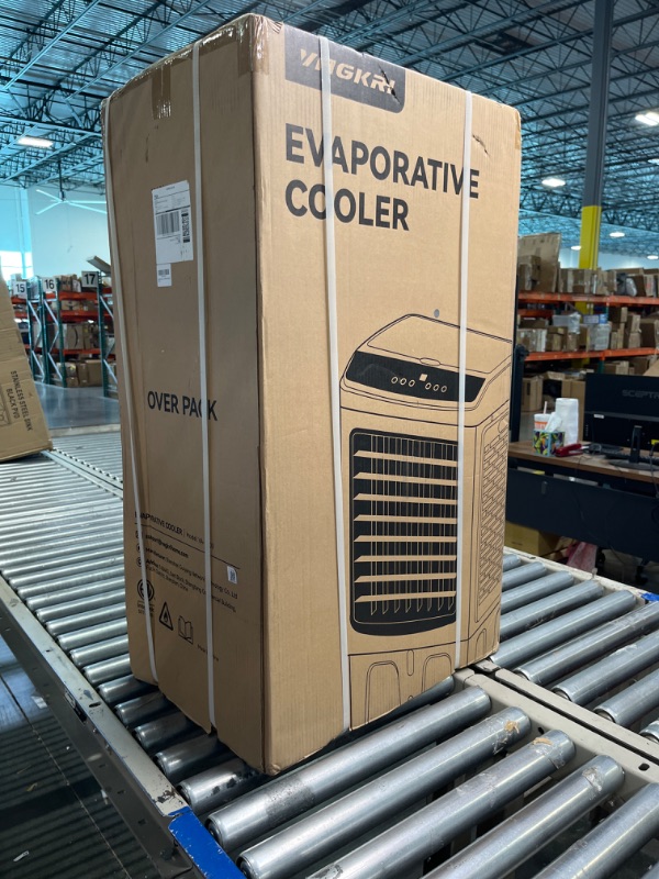 Photo 2 of **factory sealed**Evaporative Air Cooler, VAGKRI 2200CFM Swamp Cooler, 120°Oscillation Air Cooler with Remote Control, 24H Timer, 3 Modes & Wind Speeds for Outdoor Indoor Use, 9.2Gallon
