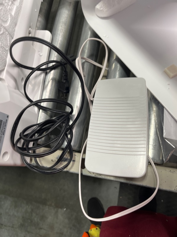 Photo 1 of Brother XR9550 Sewing and Quilting Machine, Computerized, 165 Built-in Stitches, LCD Display, Wide Table, 8 Included Presser Feet, 20x12x17, White XR9550 - New Model Machine