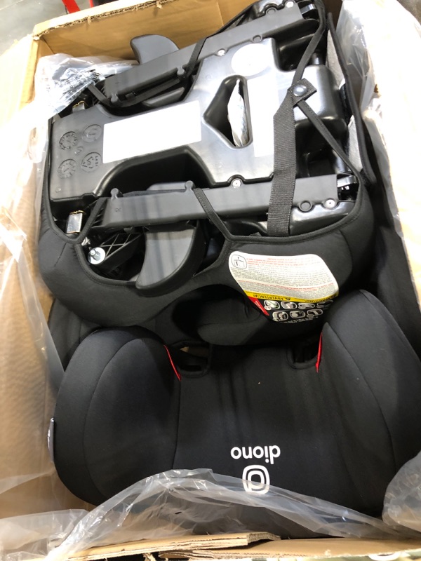 Photo 1 of Diono Cambria 2 XL, Dual Latch Connectors, 2-in-1 Belt Positioning Booster Seat, High-Back to Backless Booster with Space and Room to Grow, 8 Years 1 Booster Seat, Black 2020 Black