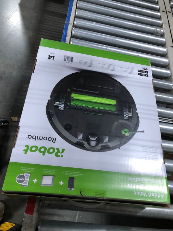 Photo 2 of iRobot Roomba i4 EVO Wi-Fi Connected Robot Vacuum – Clean by Room with Smart Mapping Compatible with Alexa, Ideal for Pet Hair, Carpet and Hard Floors
