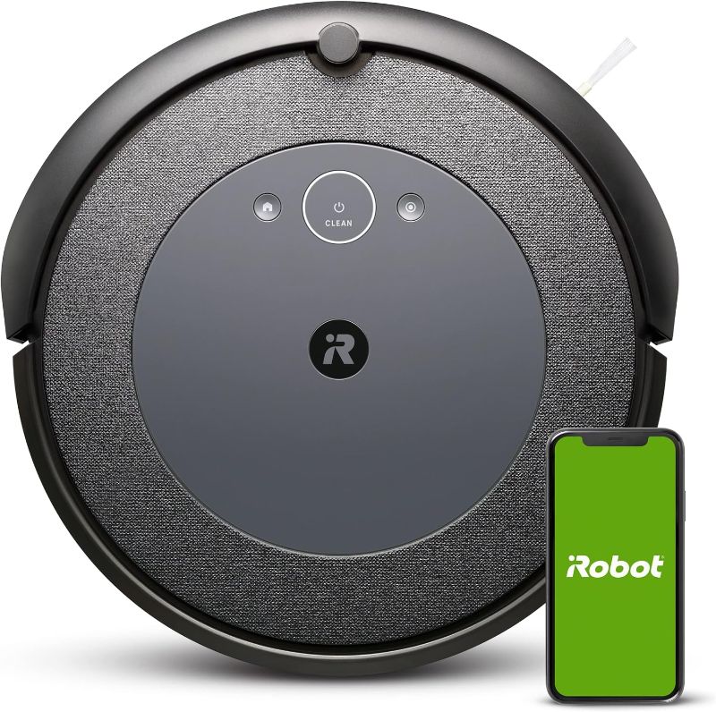 Photo 1 of iRobot Roomba i4 EVO Wi-Fi Connected Robot Vacuum – Clean by Room with Smart Mapping Compatible with Alexa, Ideal for Pet Hair, Carpet and Hard Floors
