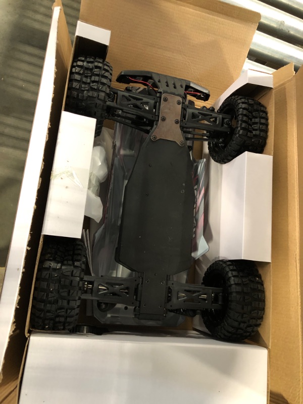 Photo 3 of DEERC 9206E DIY Extra Shell 1:10 Scale Large RC Cars,48+ KM/H Hobby Grade High Speed Remote Control Car for Adults Boys,All Terrain 4WD 2.4GHz Off Road Monster RC Truck with 2 Battery for 40+ Min Play