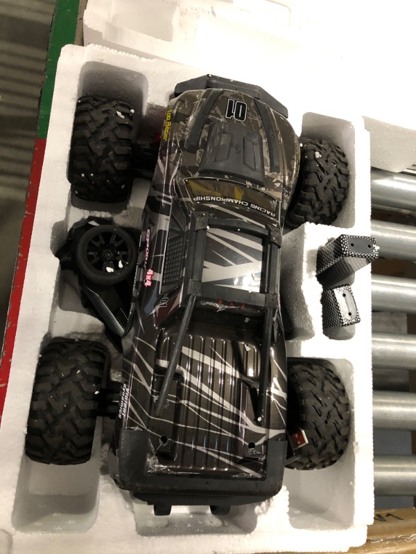Photo 1 of FUUY RC Cars for Adults 1:10 Large Remote Control Car 45KPH High-Speed RC Truck with 2 Batteries All Terrain Waterproof Off Road Fast RC Car with 550 Power Motor Toys Gift for Youth 1:10 Brushed