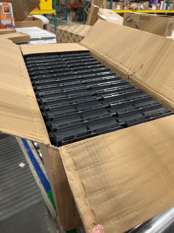 Photo 1 of 36 sq. ft Plastic Interlocking Deck Tiles,36 Pack Patio Deck Tiles,12"x12" Waterproof Outdoor Flooring All Weather Use, Patio Floor Decking Tiles for Porch Poolside Balcony Backyard,Dark Grey 36 Grey
