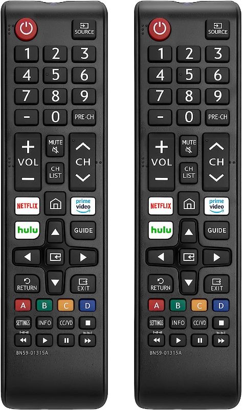 Photo 1 of ?Pack of 2? New Universal Remote for All Samsung TV Remote, Replacement Compatible for All Samsung Smart TV, LED, LCD, HDTV, 3D, Series TV
