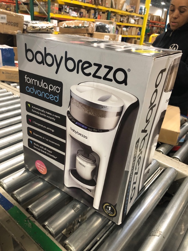 Photo 1 of New and Improved Baby Brezza Formula Pro Advanced Formula Dispenser Machine - Automatically Mix a Warm Formula Bottle Instantly - Easily Make Bottle with Automatic Powder Blending