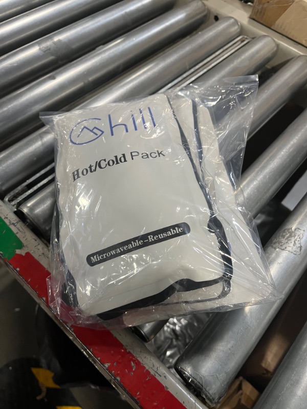 Photo 2 of  *Similar Item* Chill hot & Cold Gel Pack (5 Piece Set) 5" x 9" with Thermodynamic Logo, ice Pack for Injuries and Pain Relief Reusable, Heat Pack, Flexible ice Packs for Rehabilitation and Support 