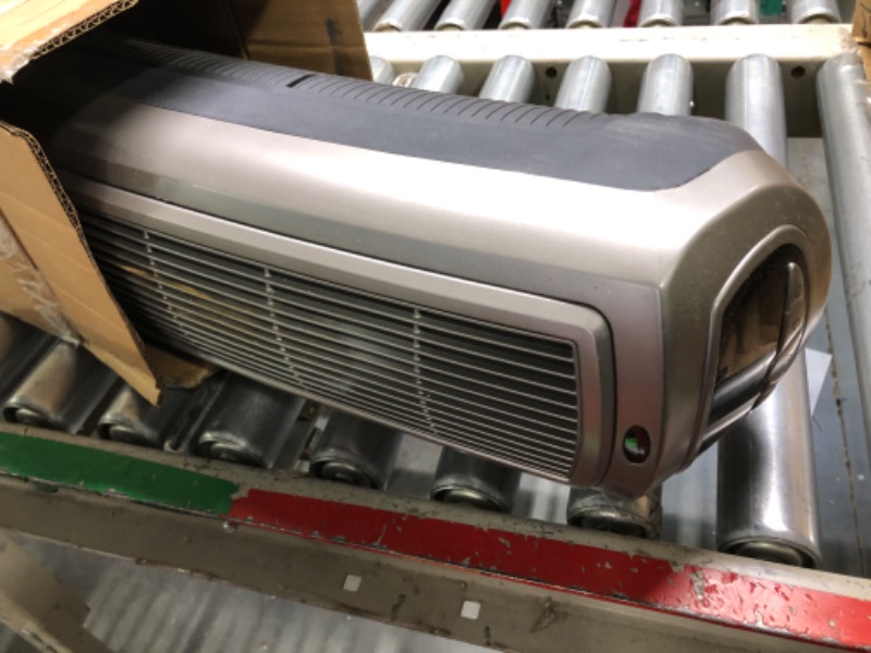 Photo 1 of Lasko 1500W Digital Ceramic Space Heater with Remote, 755320, Silver