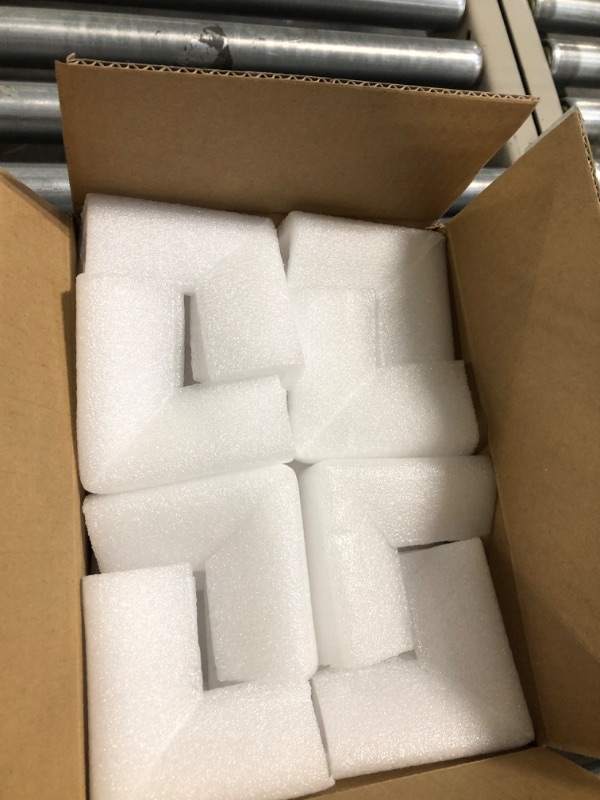 Photo 3 of 24Pcs Edge Foam Protection Corners for TV Frame Photo Mirror,Packing Foam Corner Protectors for Shipping Moving Foam Packing Material for Shipping