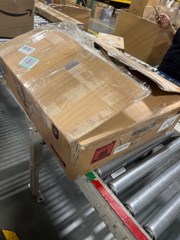 Photo 1 of Heybly Cat Tree, Wood Litter Box Enclosure with Food Station, All-in-one Indoor Cat Furniture with Large Platform and Condo, Modern Style Cat Tower, Hammock, Rustic Brown HCT102SG 22.64"L x 17.72"W x 57.09"H Rustic Gray