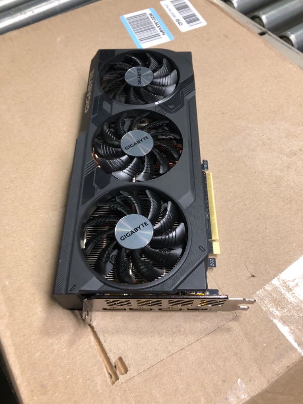 Photo 1 of GV-N407TWF3OC-12GD 12 GB GeForce RTX 4070 Ti Windforce OC GDDR6X Graphics Card
