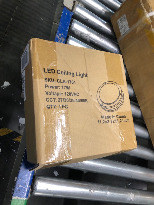 Photo 1 of hykolity 10 inch Flush Mount LED Ceiling Light Fixture, 17W 1100lm, 2700K/3000K/3500K/4000K/5000K Adjustable Ceiling Lights, Brushed Nickel Saturn Dimmable Lighting for Hallway Bathroom or Kitchen Brushed Nickel.1 10 inch