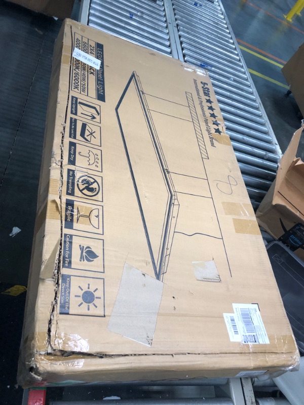 Photo 1 of 2x4 LED Flat Panel Light 4Pack 55W 6600LM LED Drop Ceiling Light 3500K/4000K/5000K 3CCT Selectable 0-10V Dimmable 2x4 Led Light Fixture Energy Efficient LED Ceiling Panel -ETL/DLC/UL(4PACK) 2x4FT 4pack