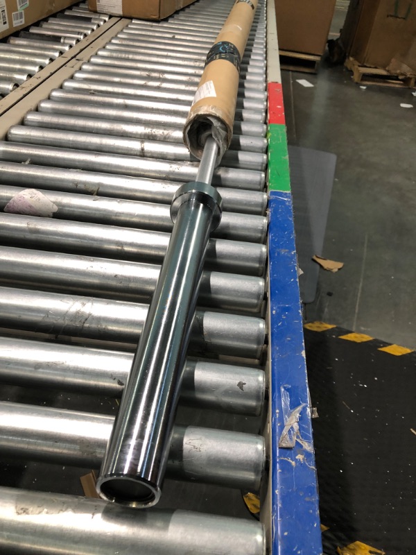 Photo 1 of Olympic Barbell Weight Bar for Weightlifting, Bench Press Bar 7ft/6ft/5ft for Strength Training, Rated 500lbs/400lbs/330lbs Weight Capacity 6ft-sliver