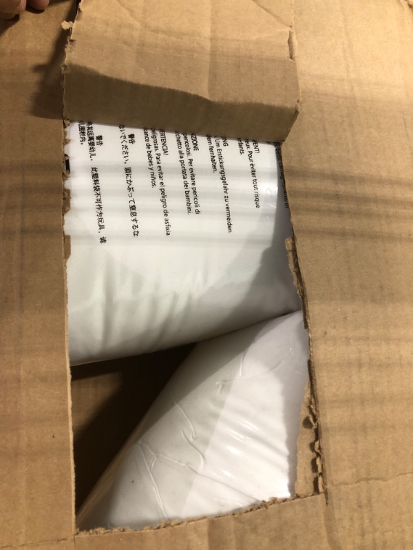 Photo 3 of **USED** Amazon Basics Down Alternative Bed Pillows for Back and Side Sleepers - King, 2-Pack King (Pack of 2)  