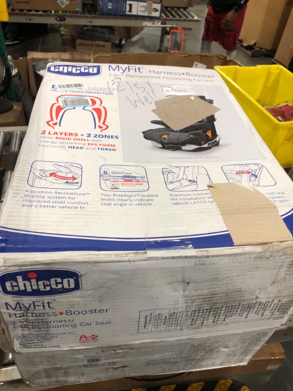 Photo 2 of Chicco MyFit Harness + Booster Car Seat, Fathom