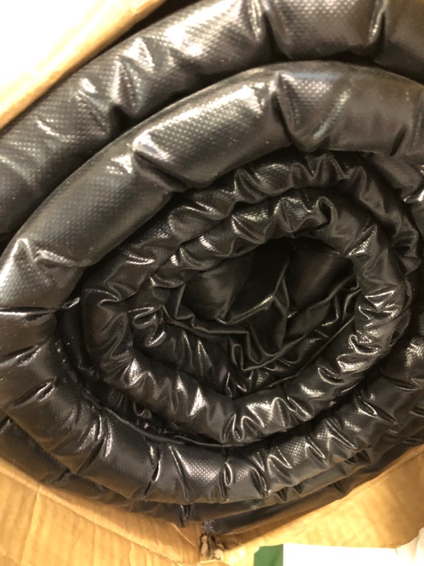 Photo 1 of Hanjet Garage Car Floor Mat Containment Garage Mat for Oil, Winter Snow, Mud, Rain - 7' 9" x 16', Black 7Ft 9In x 16Ft(Compact)