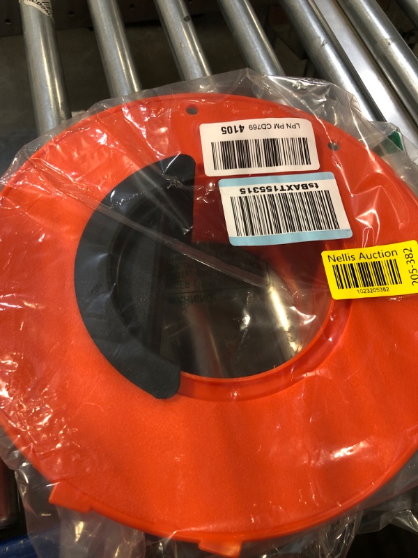 Photo 2 of bayco kw-110 cord storage reel with center spin handle, 100-feet,orange