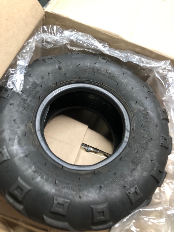 Photo 2 of 145 70-6 ATV Tire Go Kart Mini Bike Tire for Coleman CC100X CT100u Baja Dirt Bug Doodle Bug DB30 Monster Moto MMB80 MMB105 Motovox MBX10 MBX11 MBX12 RT100 Mini Bike Kazuma Roketa(1 Pack)