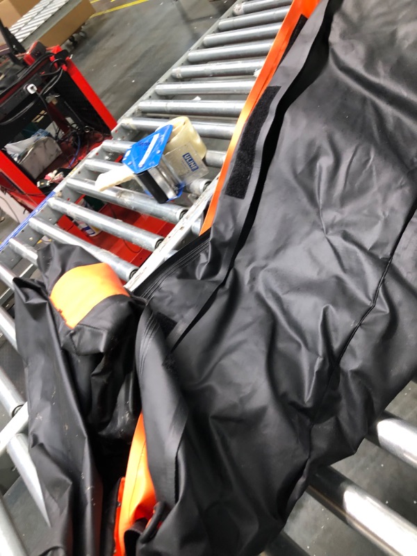Photo 1 of Car Rooftop Cargo Carrier Bag, 21 Cubic Feet 100% Waterproof Heavy Duty 840D Car Roof Bag for All Vehicle with/Without Racks - Anti-Slip Mat, 6 Door Hooks, Storage Bag, 2 Extra Straps, Luggage Lock Black Roof 21 Cubic Feet