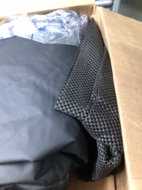 Photo 1 of Car Rooftop Cargo Carrier Bag, 21 Cubic Feet 100% Waterproof Heavy Duty 840D Car Roof Bag for All Vehicle with/Without Racks - Anti-Slip Mat, 6 Door Hooks, Storage Bag, 2 Extra Straps, Luggage Lock Black Roof 21 Cubic Feet