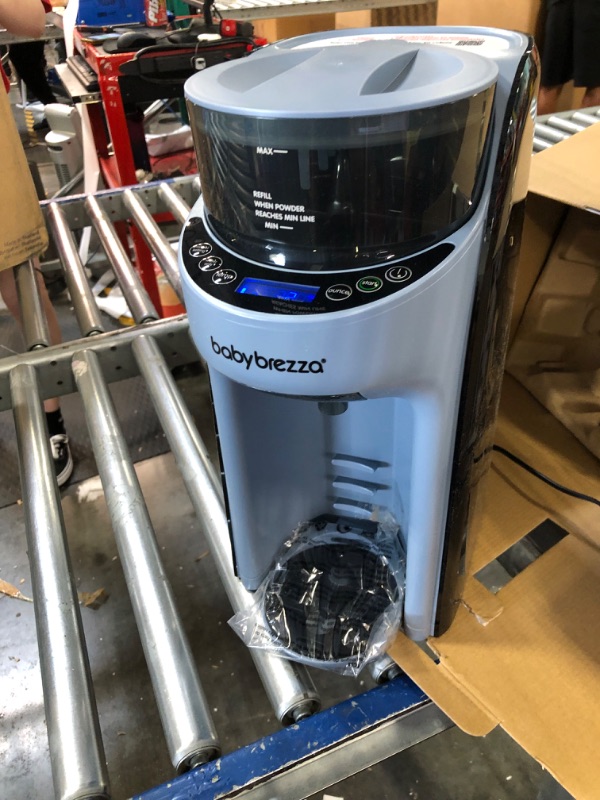 Photo 1 of Baby Brezza New and Improved Formula Pro Advanced Formula Dispenser Machine - Automatically Mix a Warm Formula Bottle Instantly - Easily Make Bottle with Automatic Powder Blending, Slate Advanced, Slate