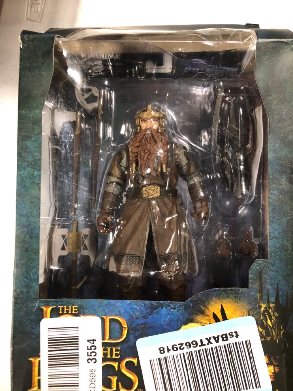 Photo 2 of Diamond Select Toys The Lord of The Rings: Gimli Action Figure, Multicolor