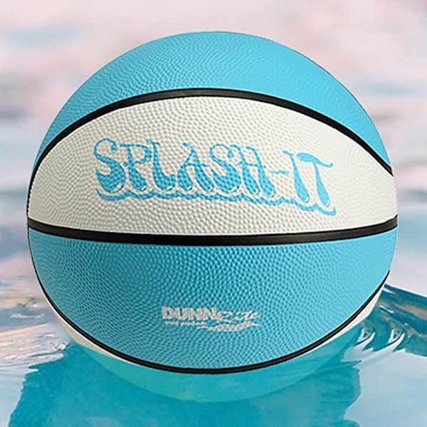 Photo 1 of DUNNRITE Products 9" Diameter Regulation Aqua B110 Pool and Lake Water Basketball, Waterproof