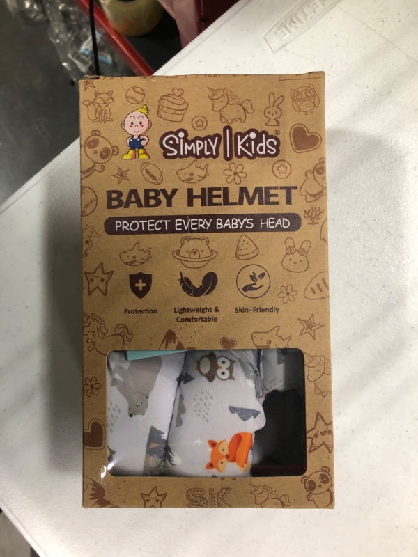 Photo 2 of Baby Head Protector - Baby Helmet for Crawling Walking Running - No Bumps and Soft Cushion - Adjustable Protective Cap Infant Baby Safety Headguard - Toddler Helmets 6-12 Months 1-2 Years Old Fox