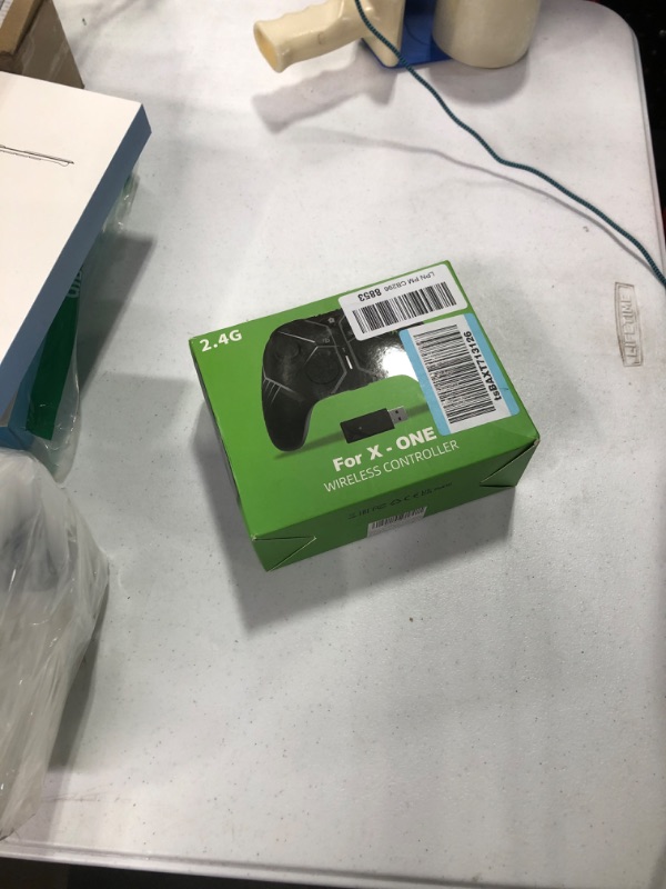 Photo 5 of Gina Joyfurno Wireless Controller, Game Controller Compatible with Xbox ONE/ONE X/S, Xbox Series X/S, PS3, PC-Windows 7/8/10/11, Gamepad Built-in Dual Vibration, 2.4GHz Connection (Programmable-Blue)