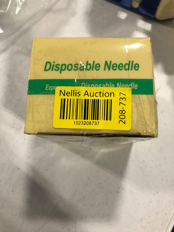 Photo 3 of 100 Pack 27Ga 1/2 Inch Sterile Disposable Injection Needle with Cap for Scientific and Industrial Lab Dispensing Needl Accessories (27Ga)