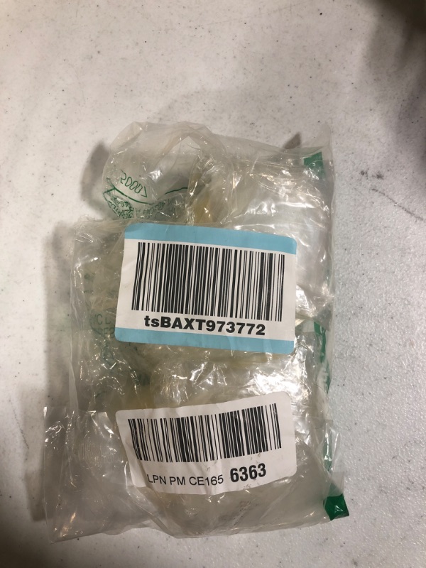 Photo 1 of 500 Pieces Shrink Wrap Perforated Bottle Shrink Bands Heat Shrink Wrap for Essential Oil Bottle, Dropper Bottle and Test Tube Bottle Cap (Clear, 1.8 x 0.9 Inch, Diameter 3/4 to 1 Inch) Clear 1.8 x 0.9 Inch, Diameter 3/4 to 1 Inch