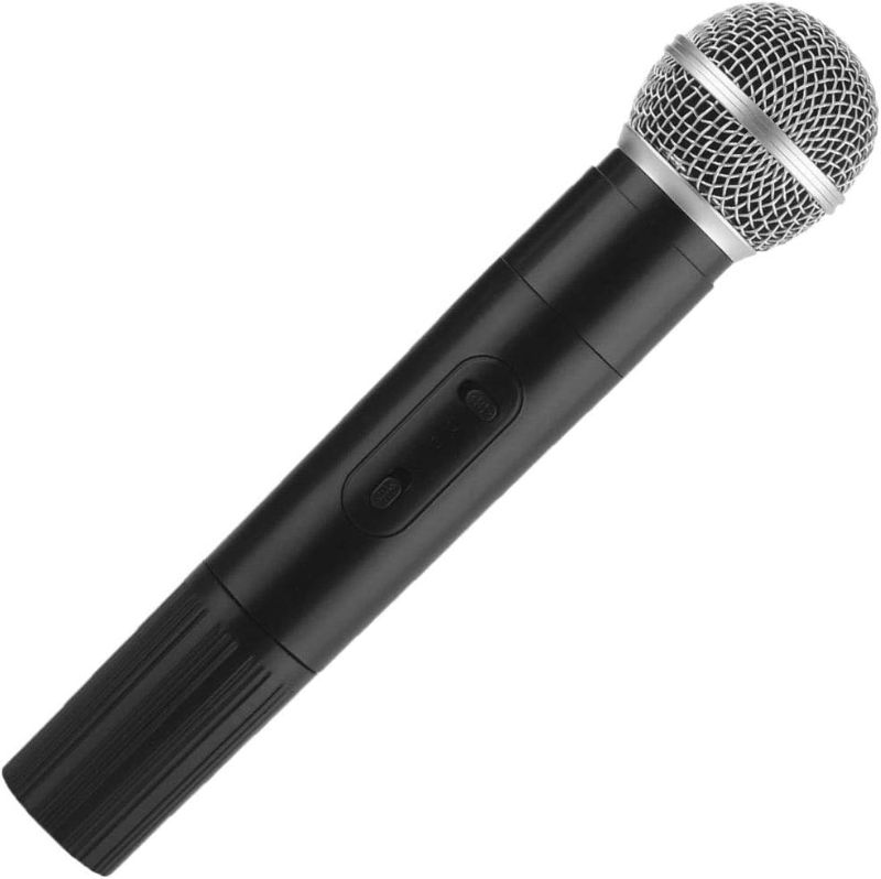 Photo 1 of 1Microphone Prop Play Plastic Mics Toy Microphone Fake Microphone Simulate Speech Practice Plastic Microphone for Christmas Karaoke Fun Stage Costume Prop Birthday Party, Black, 9.5 x 2 Inch