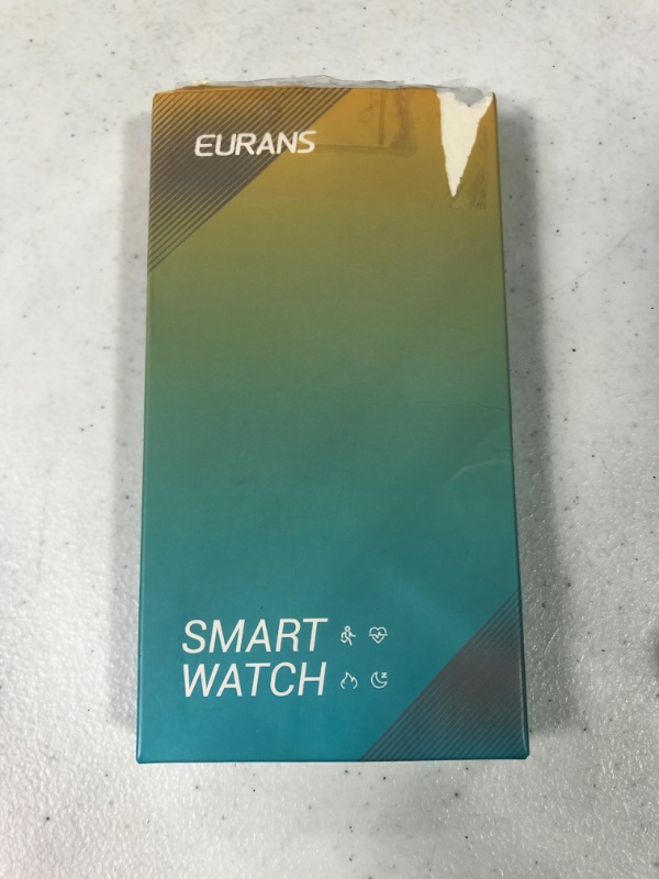 Photo 2 of EURANS Smart Watch 41mm, Full Touchscreen Smartwatch, Fitness Tracker with Heart Rate Monitor & SpO2, IP68 Waterproof Pedometer Watch for Women Men Compatible with iOS & Android Phones 41mm Blue