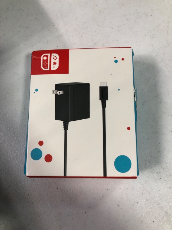 Photo 2 of **USED** Charger for Nintendo Switch, MARSDOCK 45W AC Adapter Power Supply for Switch, 15V 2.6A Fast Charging with 10FT USB C Cord Compatible with Switch OLED/Switch Lite/Steam Deck Dock, Support TV Mode