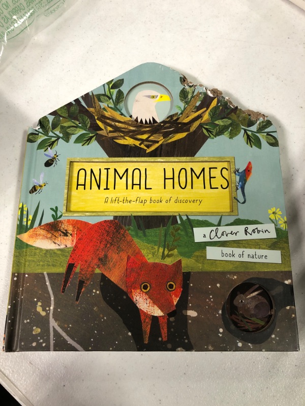 Photo 3 of Animal Homes: A lift-the-flap book of discovery (A Clover Robin Book of Nature)