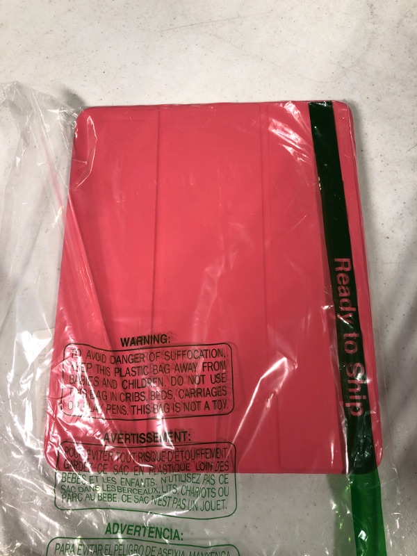 Photo 1 of **USED** Soke Ultra Hybrid Case for iPad Pro 12.9 Inch (6th/5th/4th/3rd Generation, 2022/2021/2020/2018) - Pencil Holder + Auto Sleep/Wake + Camera Protection, Transparent Shockproof Back Cover, Watermelon