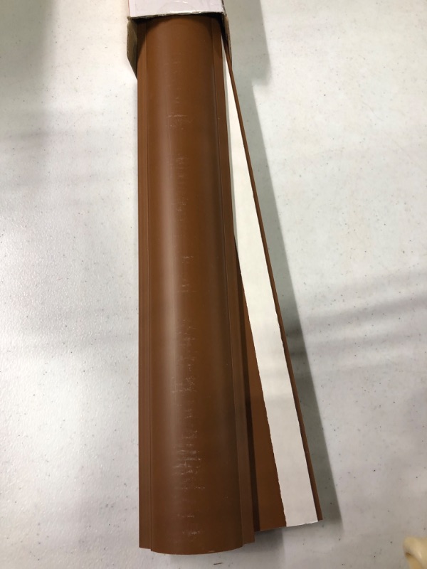 Photo 3 of 34in Cord Cover Floor, Large Capacity Floor Cable Cover, Hard PVC Cord Hider Floor, Floor Wire Cover for Cable Management Floor, Cable Floor Cover Brown, 2X l17in, Cord Cavity - 1.77"(W) x 0.59"(H) L-34in (2 x L17in) Brown