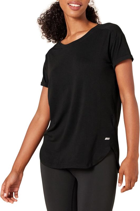 Photo 1 of Amazon Essentials Women's Studio Relaxed-Fit Lightweight Crewneck T-Shirt (Available in Plus Size)