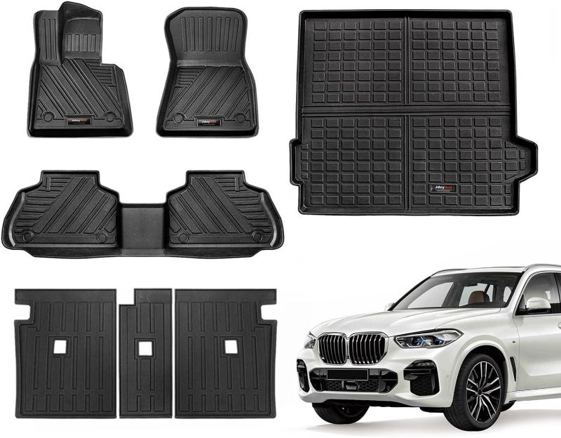 Photo 1 of KMF Floor Mats for Nissan Sentra 2014-2019, 3D TPE Floor Liners All Weather Protection, 1st and 2nd Row Full Set Car Mats, Black Nissan Sentra 14-19 Floor Mat